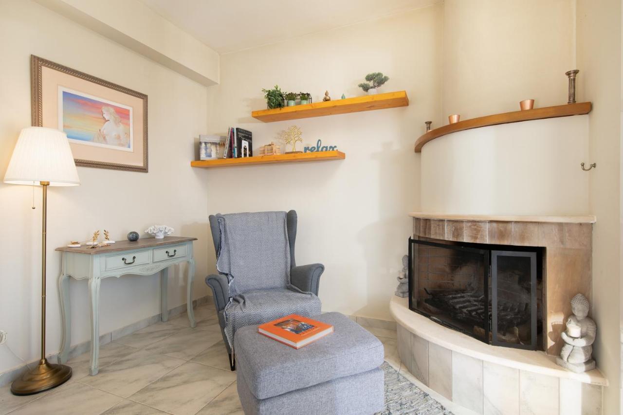 Villa Serenity - Off Grid Villa Poulades Bagian luar foto