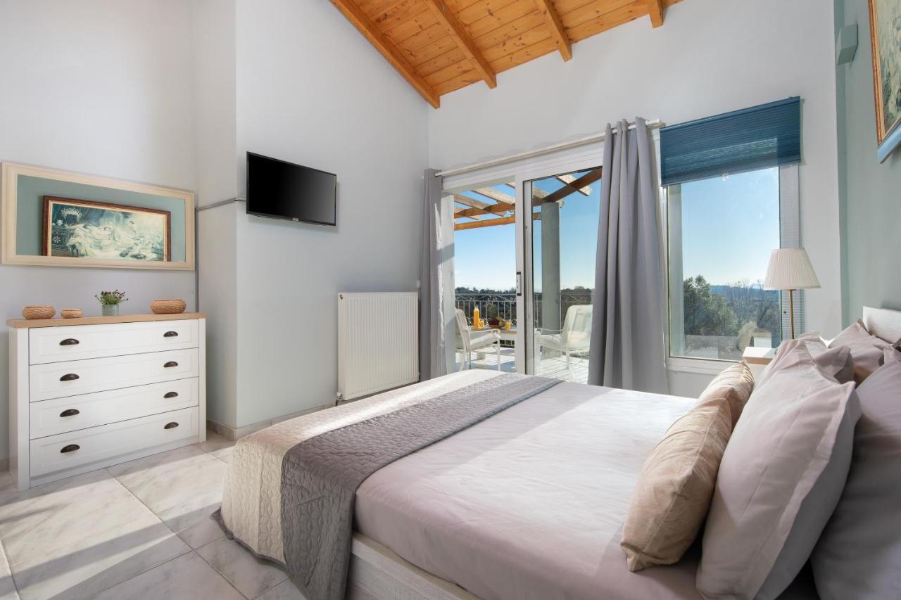 Villa Serenity - Off Grid Villa Poulades Bagian luar foto
