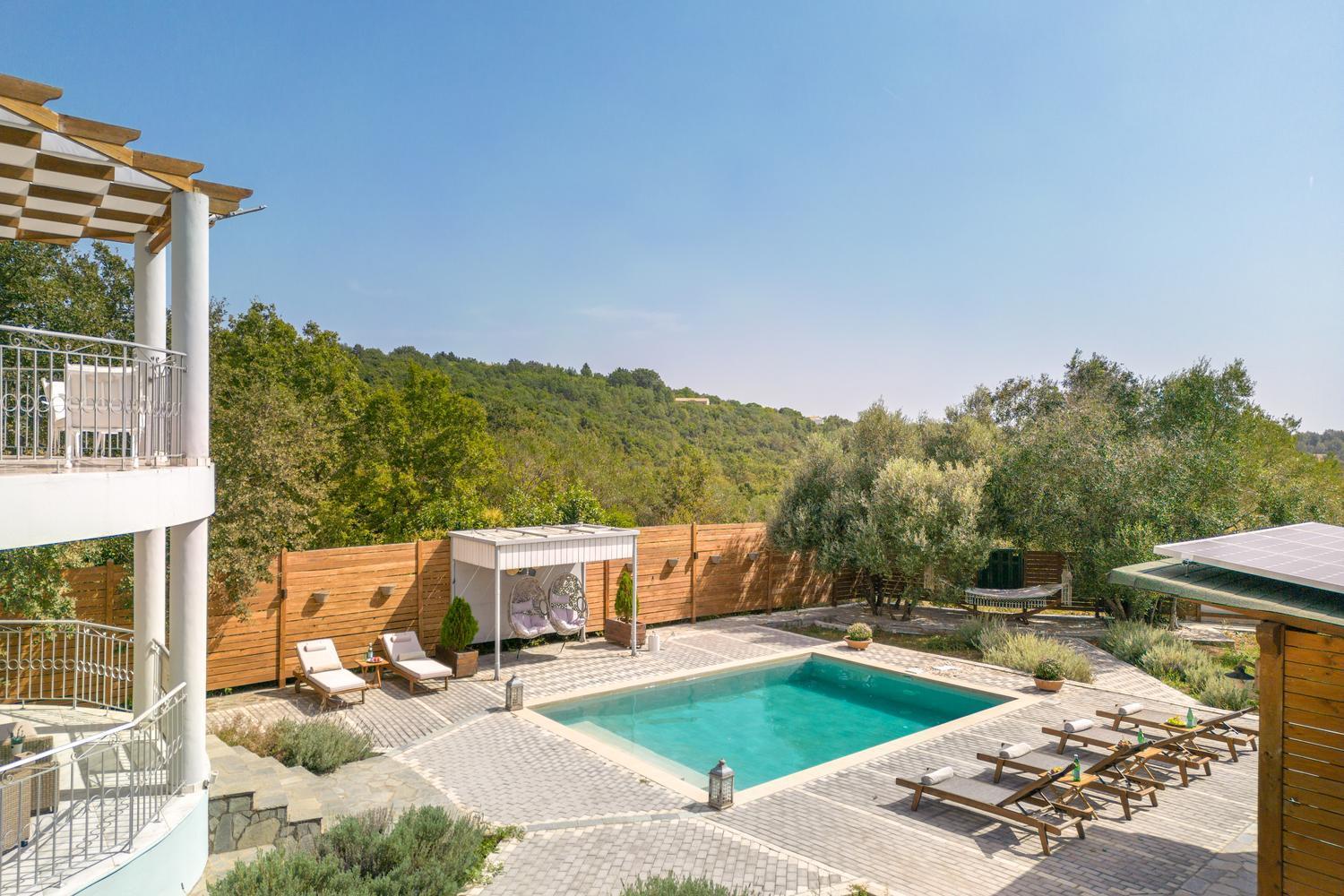Villa Serenity - Off Grid Villa Poulades Bagian luar foto