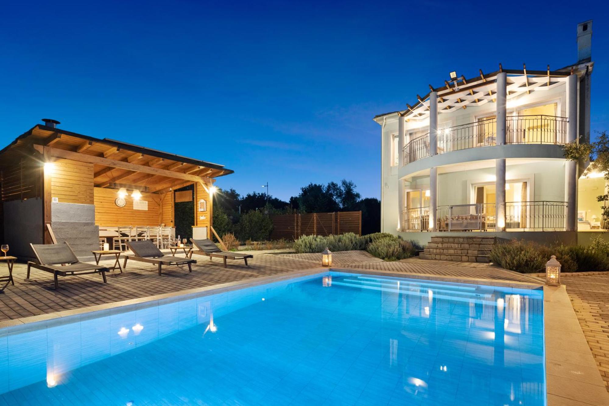 Villa Serenity - Off Grid Villa Poulades Bagian luar foto