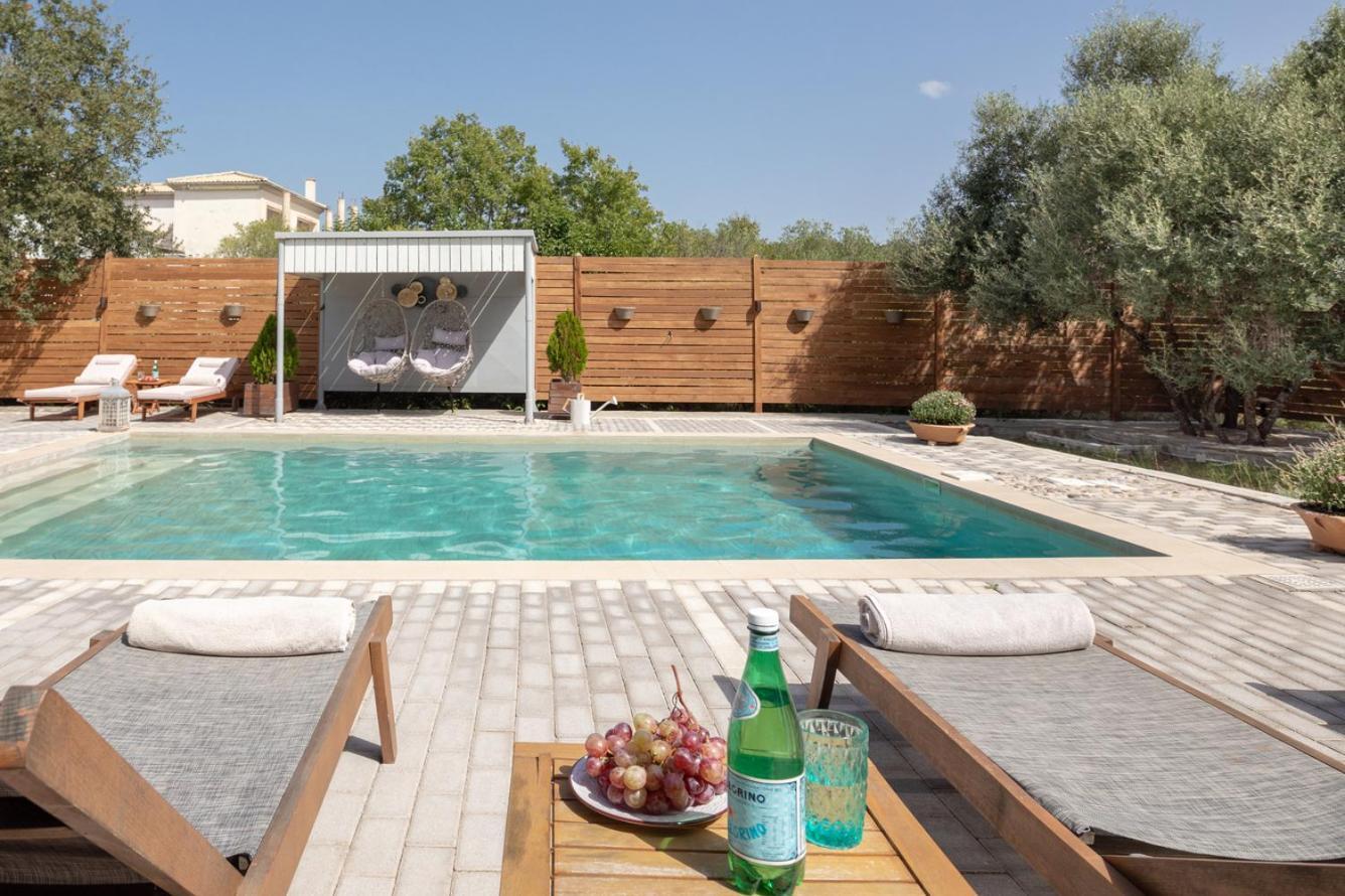 Villa Serenity - Off Grid Villa Poulades Bagian luar foto