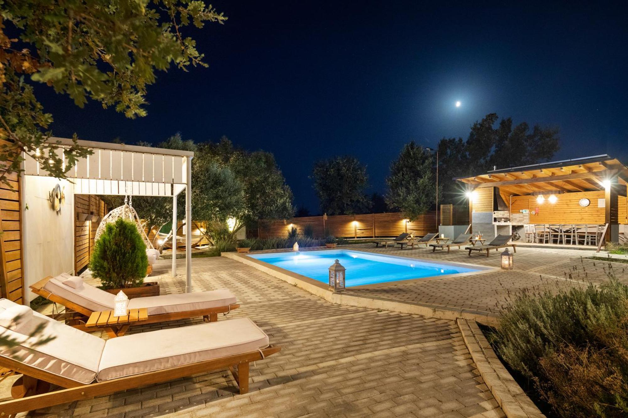 Villa Serenity - Off Grid Villa Poulades Bagian luar foto