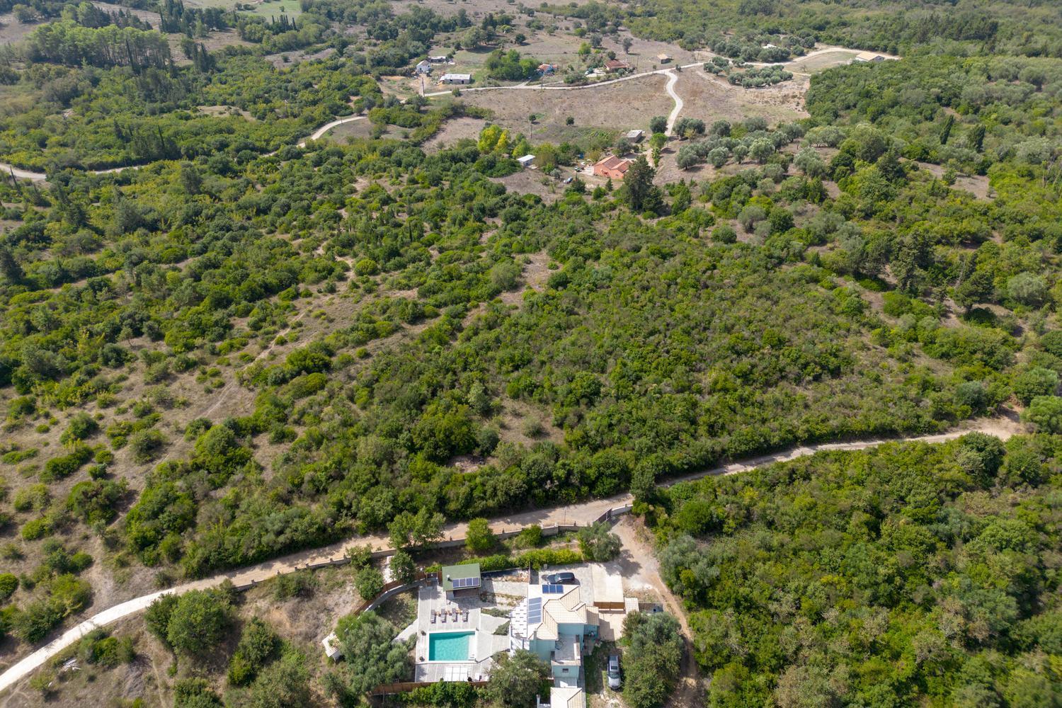 Villa Serenity - Off Grid Villa Poulades Bagian luar foto