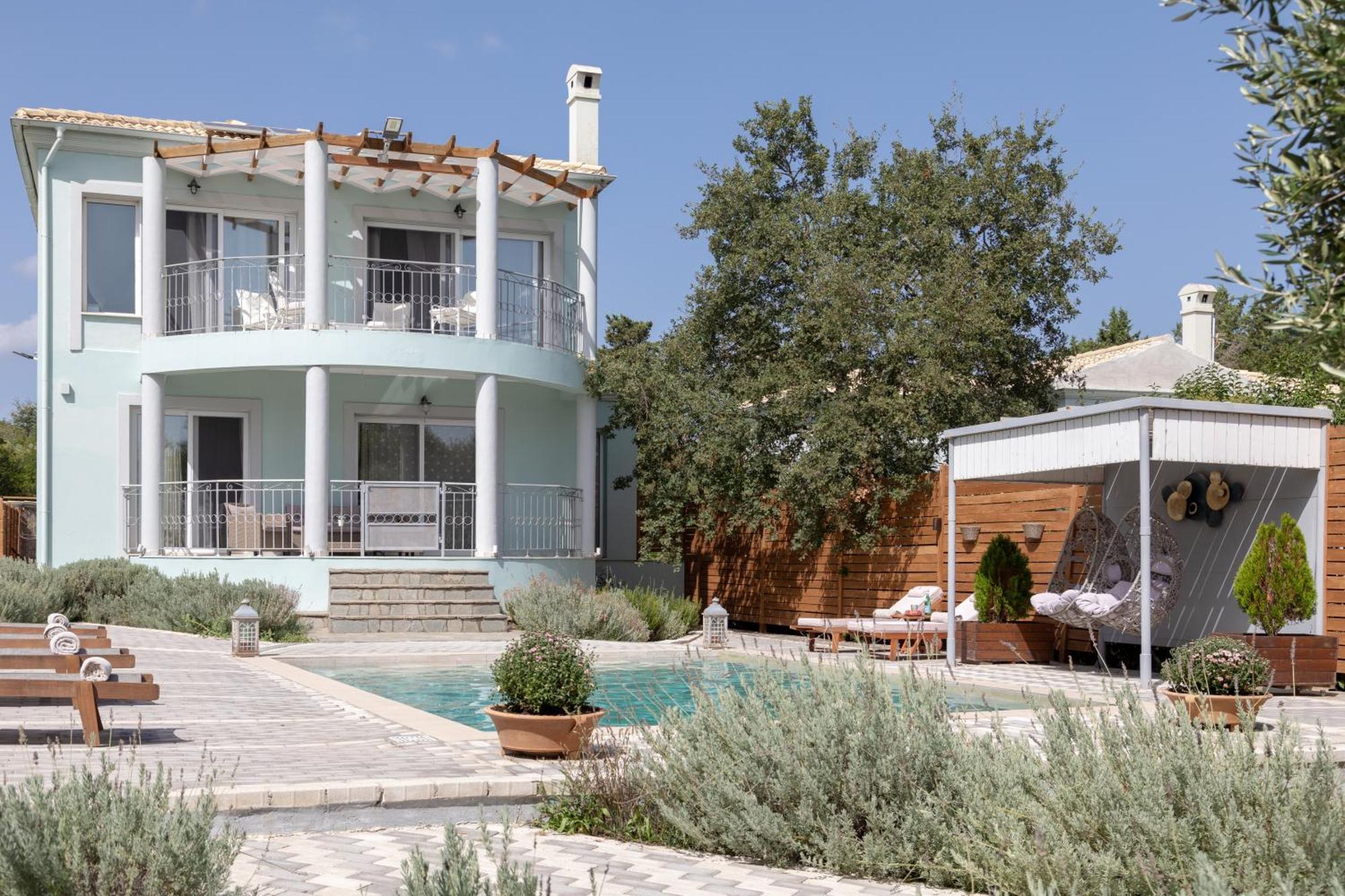 Villa Serenity - Off Grid Villa Poulades Bagian luar foto